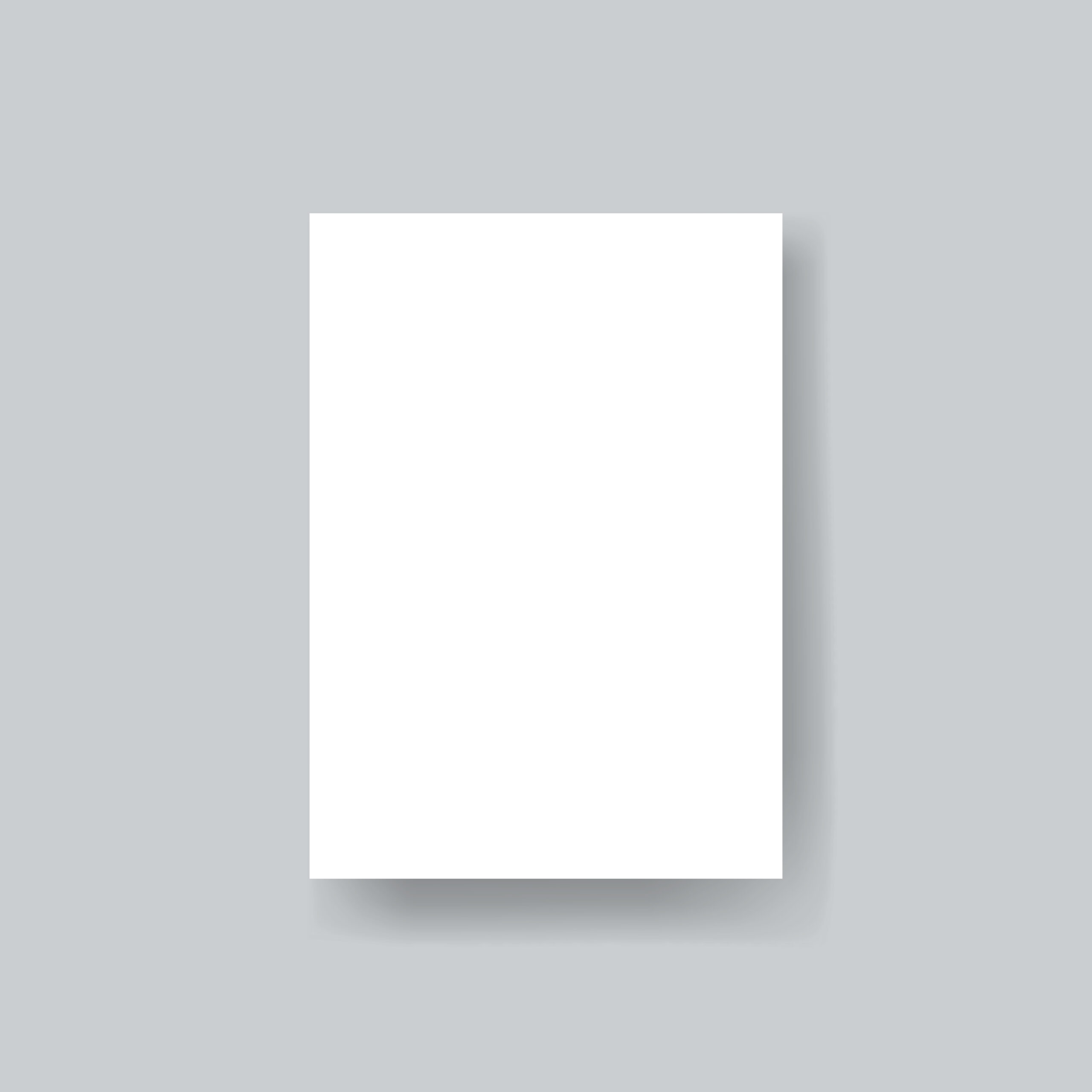 Blank paper brochure template mockup vector